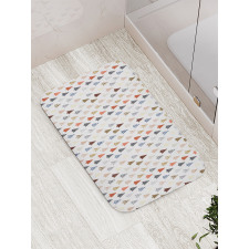 Fir Tree Motif Bath Mat