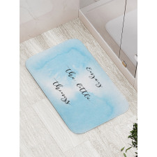 Watercolor Ombre Design Bath Mat