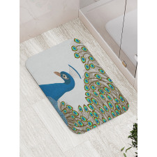 Exotic Feathers Frame Bath Mat