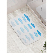 Blended Watercolor Style Bath Mat