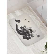 Pouff Figure and Pavilion Bath Mat