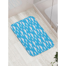 Calming Celestial Scene Bath Mat