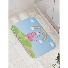 Clouds Princess Castle Bath Mat