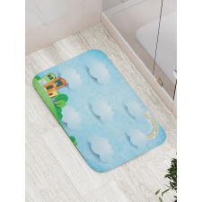 Hanging Cloud Bath Mat