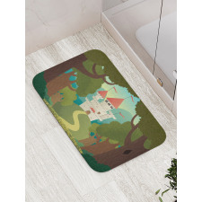 Medieval Woodlands Bath Mat