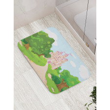 Middle Ages Building Bath Mat