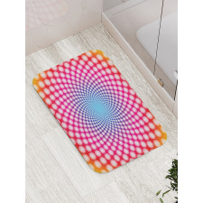 Modern Dots Design Bath Mat