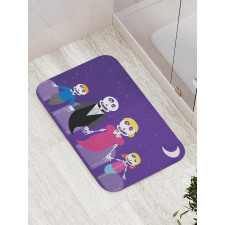 Family of Ghosts Bath Mat