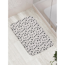 Crane and Pigeon Eagle Bath Mat