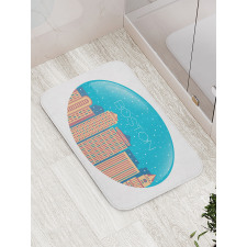 Snow Globe Inspiration Bath Mat