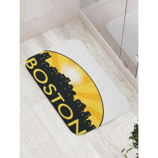 Radial Beamed Sun Effect Bath Mat