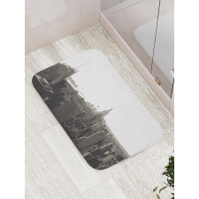 Aerial View of the City Bath Mat