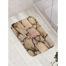 Cottage Stone Wall Bath Mat