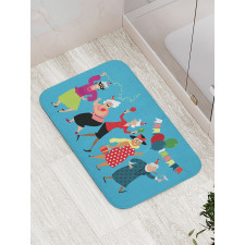 Mature Ladies Dance Bath Mat