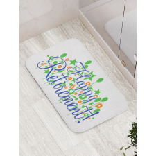 Calligraphy Balloon Bath Mat