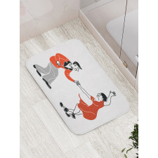 Retro Fashion Style Bath Mat