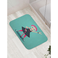 Rocker Old Lady Bath Mat