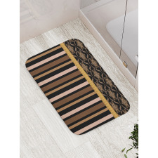 Nostalgic Lines Bath Mat