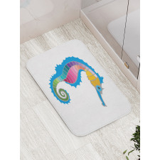 Colorful Graphic Form Bath Mat