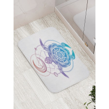 Geometry Animal Bath Mat