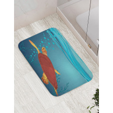 Underwater Composition Bath Mat