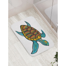 Tropical Pattern Bath Mat