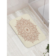 Round Lace Bath Mat