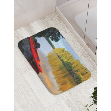 Canoe Lake Autumn Bath Mat