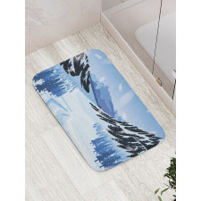 Snowy Highlands Bath Mat