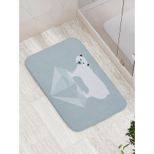 Geometric Animal Bath Mat