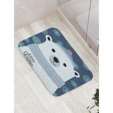 Xmas Portrait Noel Bath Mat