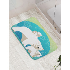 Noel Ice Land Family Bath Mat