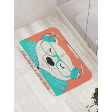 Music Lover Animal Bath Mat