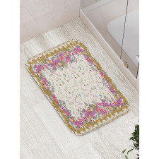 Spring Love Colorful Roses Bath Mat