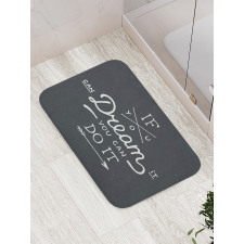 Wise Words Vintage Bath Mat