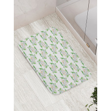 Tender Floral Bouquets Bath Mat