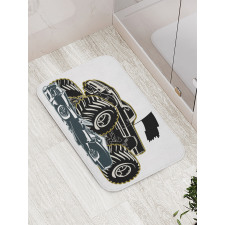 Rubber Tyre Car Bath Mat