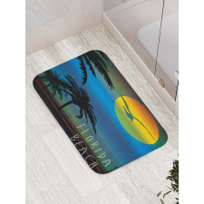 Dreamlike Sunset Shore Bath Mat