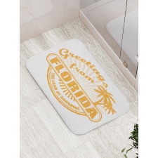 Weathered Look Land Bath Mat