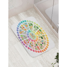 Vitamin Food Sources Bath Mat