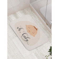 Cartoon Crying Baby Bath Mat