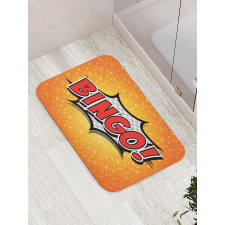 Cartoon Speech Bubble Bath Mat