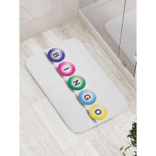 3D Style Colorful Balls Bath Mat