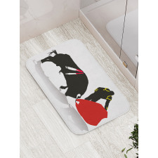 Bullfight Arena Matador Bath Mat