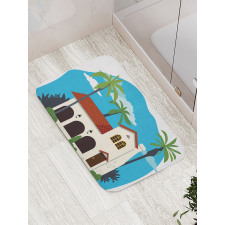 Cottage House Palms Bath Mat