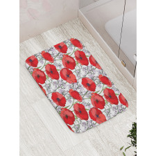 Rural Garden in Blossom Bath Mat