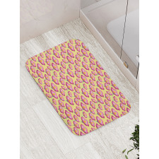 Cosmos Flowers Field Bath Mat