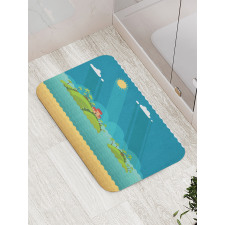 Tropical Islands Ocean Bath Mat