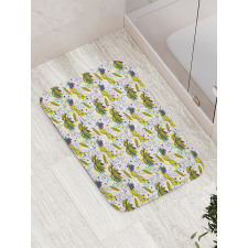 Harlequin Masks Bath Mat