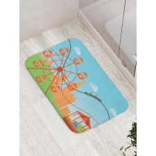 Flat Art Colorful Bath Mat